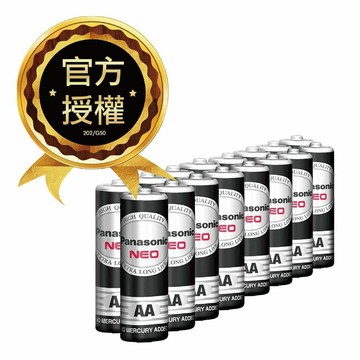 NEO 黑色錳乾電池 碳鋅電池(3號16入)