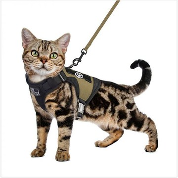 OneTigris 貓胸帶(附拖繩)