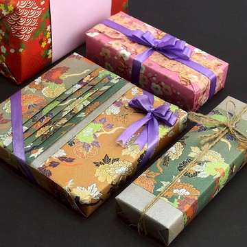 日式和風禮品包裝紙 情人圣誕節包裝紙 商務彩色包裝紙包裝花材料包書皮10張 送拉花