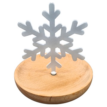 iplusdeal 星光燦爛 拓香木座 雪花 Set 1個 110H x 110W x 130D mm