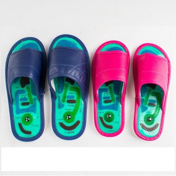 穴位按摩凉拖鞋帶刺按摩拖鞋防滑磁療腳底浴室男女按摩鞋足療鞋夏