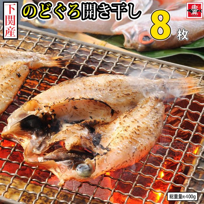 下関産　のどぐろ開き干し 8枚 開き 干物 山賀 父の日 母の日 ギフト お中元