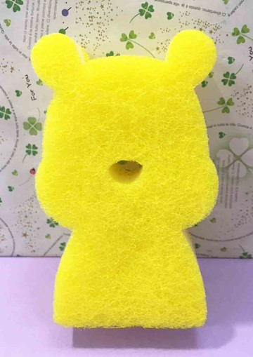 【震撼精品百貨】Winnie the Pooh 小熊維尼 沐浴棉刷*30923 震撼日式精品百貨
