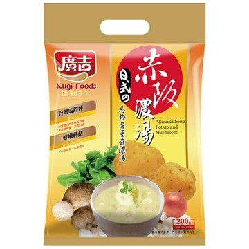 廣吉 赤阪濃湯-馬鈴薯蘑菇濃湯(20g*10入/袋) [大買家]