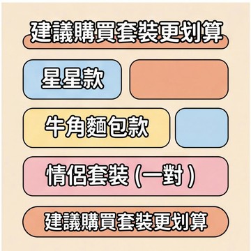 安全帶護肩套 一對情侶款 星星牛角麵包造型 柔軟絨毛 車內裝飾 防磨衣服 護肩護頸