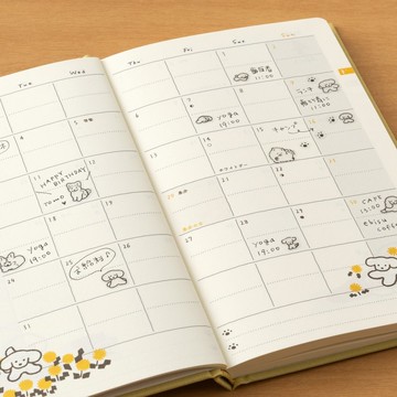 MIDORI 手帳專用貼紙-(S)狗狗