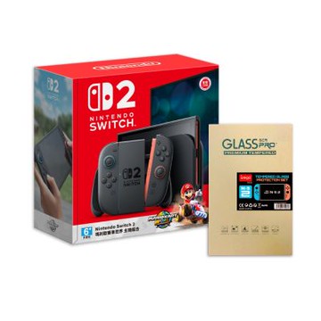 任天堂 Switch 2 賽車同捆主機組(台灣公司貨) 附螢幕保護貼