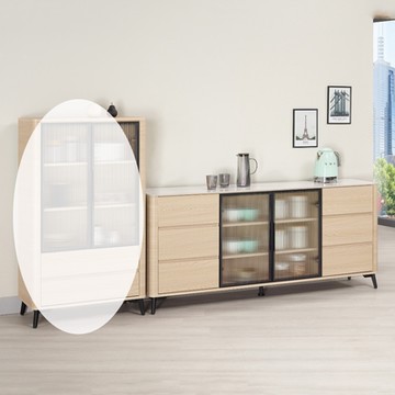 MUNA家居  艾維斯6尺岩板餐櫃/碗盤櫃   179X40X80cm