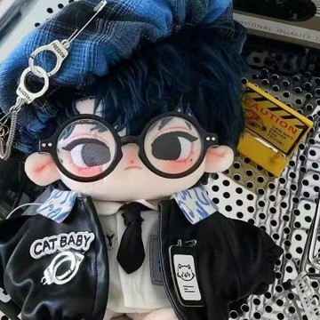 【娃衣-警班小狗小貓套裝】20cm娃衣 20釐米棉花娃娃衣服酷帥警班小狗小貓套裝男娃無屬性