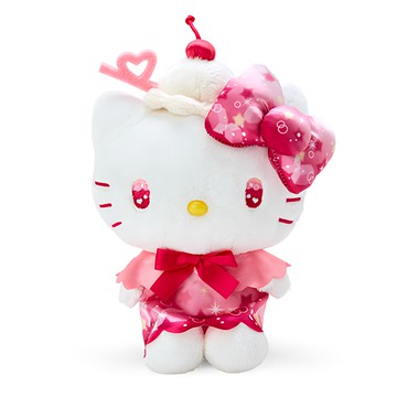 sanrio 三麗鷗絨毛娃娃 kt- 蘇打汽水  20cm  粉紅色  1入