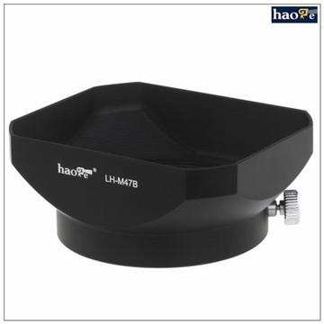 號歌 金屬方形遮光罩 適用奧林巴斯12/2.0 鏡頭12mm/F2 替代LH-48