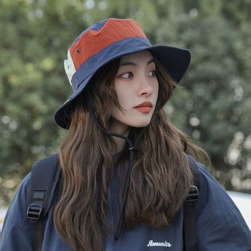 【兔子】2024戶外防曬漁夫帽女韓版透氣夏季薄款登山帽騎車遮陽帽青年免運