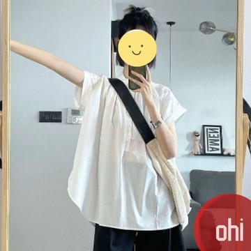 【ohi】活潑減齡通情休閒上衣 外搭上衣 顯瘦穿搭 女生上衣 短袖上衣 女裝 GTX8032