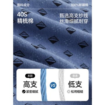 俞兆林純棉男士內褲中老年人全棉平角褲頭大碼寬松透氣爸爸四角褲