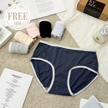 【伊黛爾】 現貨秒出 簡約素色內褲 (FREE)#7003