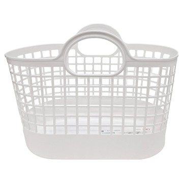like-it 手提式網格透氣洗衣籃 S137051015  S(36.6 x 22 x 27cm)  白色