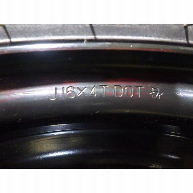 中古 グッドイヤー タイヤホイール スペア T155/90D16 4T 5穴