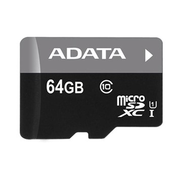 記憶卡ADATA microSDXC 64GB UHS-I (附轉卡)
