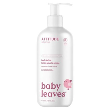 ATTITUDE 艾特優 嬰幼兒身體乳 無香味  473ml  1個