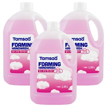 Tamsaa 泡沫洗手液 嬰兒粉香  3個  1950ml