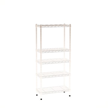 【客尊屋】粗管/小資型 35X60X135Hcm 白騎士五層架