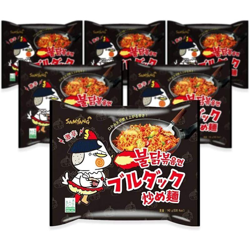 三養食品 ブルダッ炒め麺 1パック(140g×6袋入り)