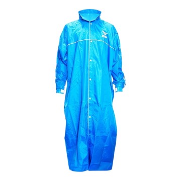 JUMP 將門 優雅前開連身風雨衣  藍色  4XL