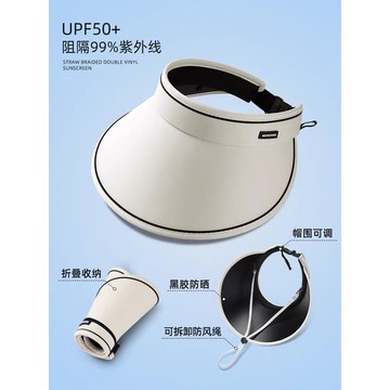 🔥防曬抗uv 空頂透氣遮陽帽🔥升級加大 空頂帽 遮陽帽 遮陽帽女 遮陽帽 防曬帽子 大帽簷 透氣遮陽帽 遮陽帽子 帽子