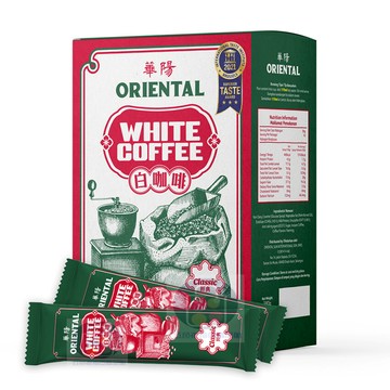 五色優食 華陽 白咖啡 三合一 經典原味 380g 馬來西亞名店 華陽茶室 精美盒裝 伴手禮 ORIENTAL KOPI