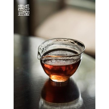 斗室案上加厚耐熱玻璃公道杯功夫茶透明分茶器勻杯茶海順手好用