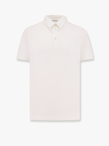 Cotton polo shirt with logo - MONCLER - gender_Man