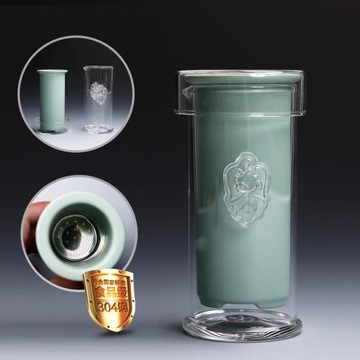 凝雅雙耳臺灣家用汝瓷功夫茶具