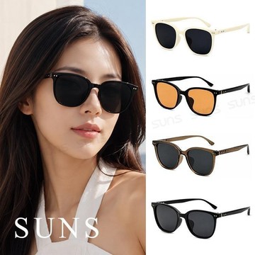 【SUNS】TR90偏光墨鏡 韓版鉚釘小框偏光太陽眼鏡 超輕量16g 防眩光 抗UV400 (2370)