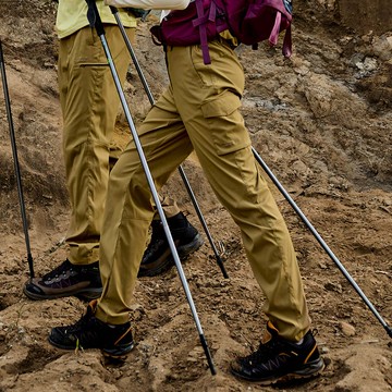 女款彈性長褲(A1PAGZ03W深棕褐/機能長褲/彈性褲/MIT台灣製)