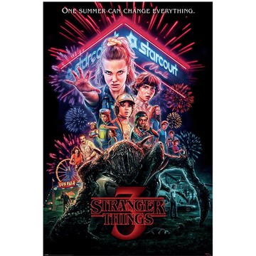 怪奇物語 Stranger Things 3 官方主視覺宣傳海報
