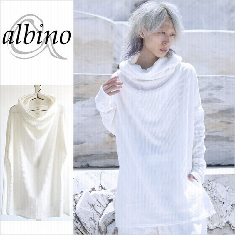 オフタートル ニット メンズ ハイネック ボリュームネック モード系 白 ホワイト 日本製 国産 オリジナル ブランド 個性的 中性的 ユニセックス レディース 通販 Lineポイント最大get Lineショッピング