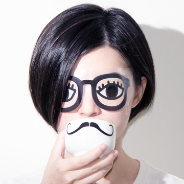 俏鬍子變臉貼－達利鬍 派對 婚禮 直播