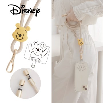 迪士尼Disney - 【迪士尼】65W Type-C 急速充電手機掛繩-小熊維尼