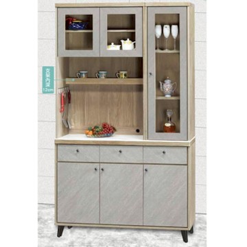 AS DESIGN雅司家具-蘇海4尺碗盤櫃組-121*41*202cm