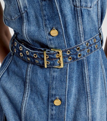 Ganni Denim midi dress