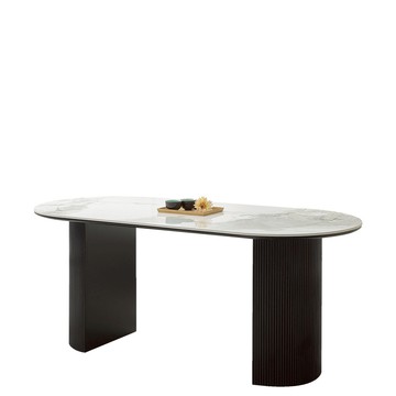 【Hampton 漢汀堡】娜栩6尺岩板餐桌(桌子/餐桌/岩板桌面/實木多層板)