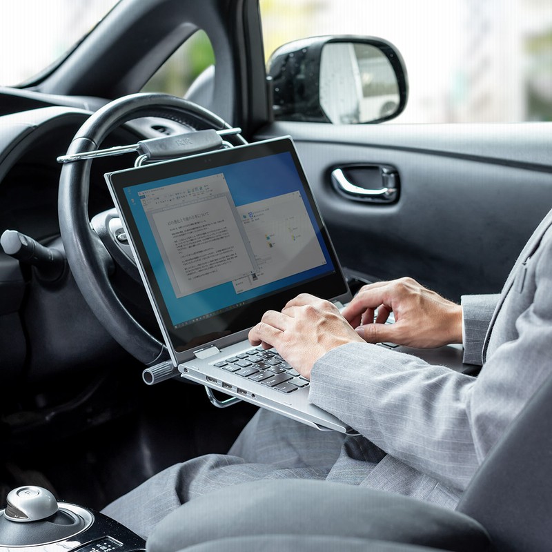 車載用ノートパソコンテーブル 車載テーブル 車テーブル 14インチ程度 インカーワーク ハンドルテーブル ヘッドレスト取り付け 折りたたみ アルミ 通販 Lineポイント最大1 0 Get Lineショッピング