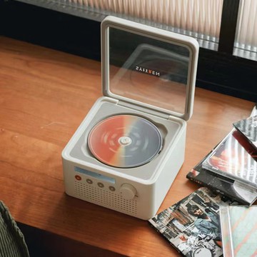 CD機 音響CD機 家用CD播放機 Syitren/R200 CD播放機雙向立體聲屏幕復古獨立音響