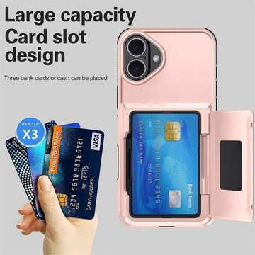 蘋果 可插卡 悠遊卡 i17 防摔保護殼 適用 IPhone 11 12 13 14 15 16 Pro Max 手機殼