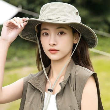 帽子 男帽 工裝帽 漁夫帽 露營帽 登山帽 女帽 防曬帽 戶外帽 釣魚帽 西部牛仔帽 防紫外線 大帽檐帽子 防曬 090