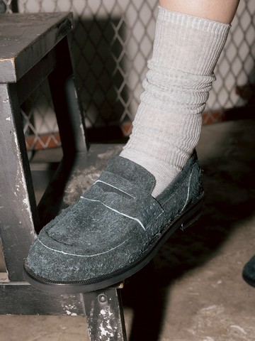 Boucle Loafers_Midnight Blue