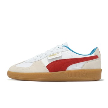 Puma 休閒鞋 Palermo Lth 男鞋 女鞋 白 紅 膠底 麂皮 復古 德訓鞋 39646421