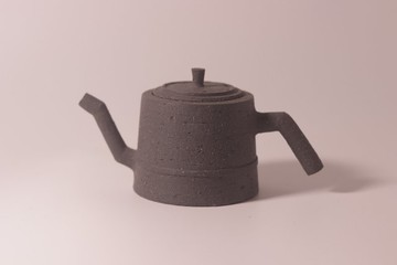 黑御影 茶壺