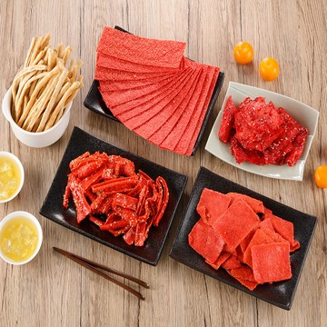 【華得水產】古早味零嘴15包組(魷魚條+鱈魚紅片+大豬公+鐵板燒+芝麻魚卷)