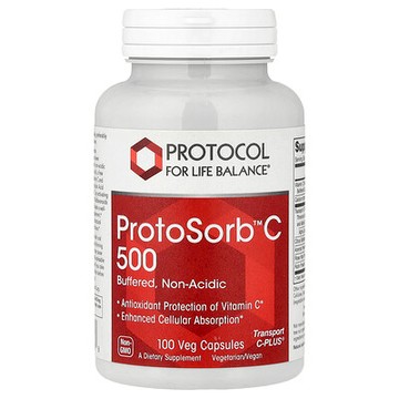 Protocol for Life Balance, ProtoSorb™C 500，100 粒素食膠囊